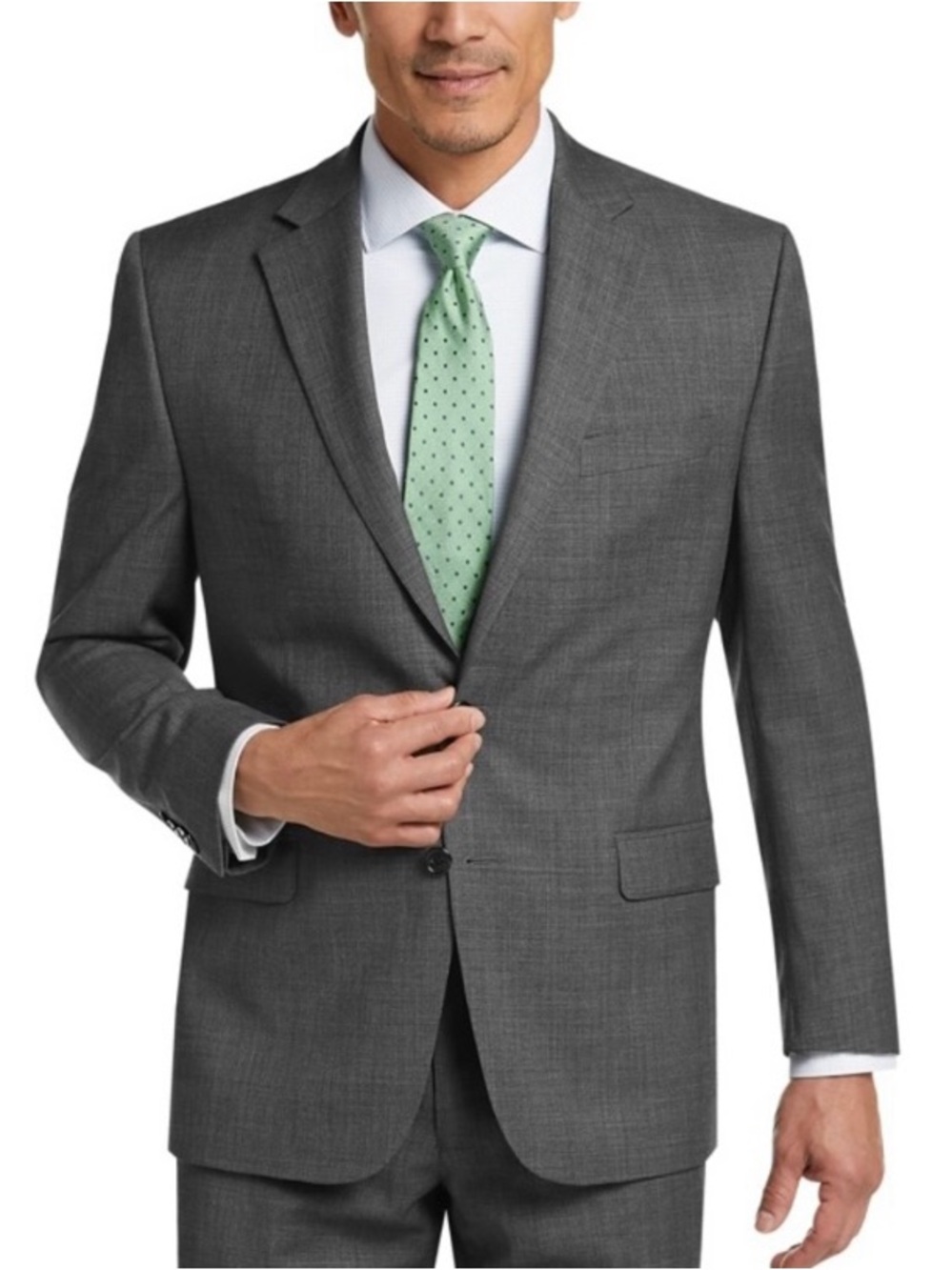 Lauren Ralph Lauren Charcoal Windowpane Men’s Suit NWT.